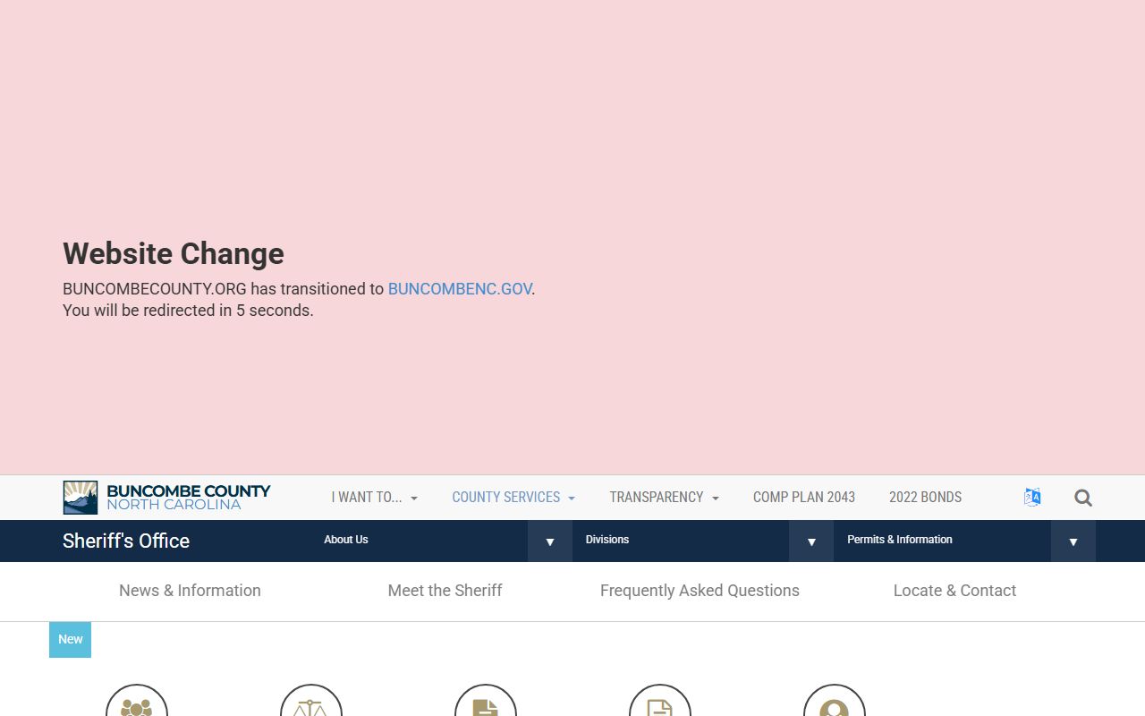 Buncombe County Sheriff's Office police blotter information