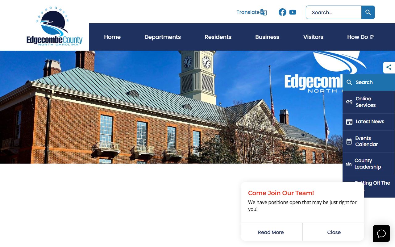 Edgecombe County police blotter government website