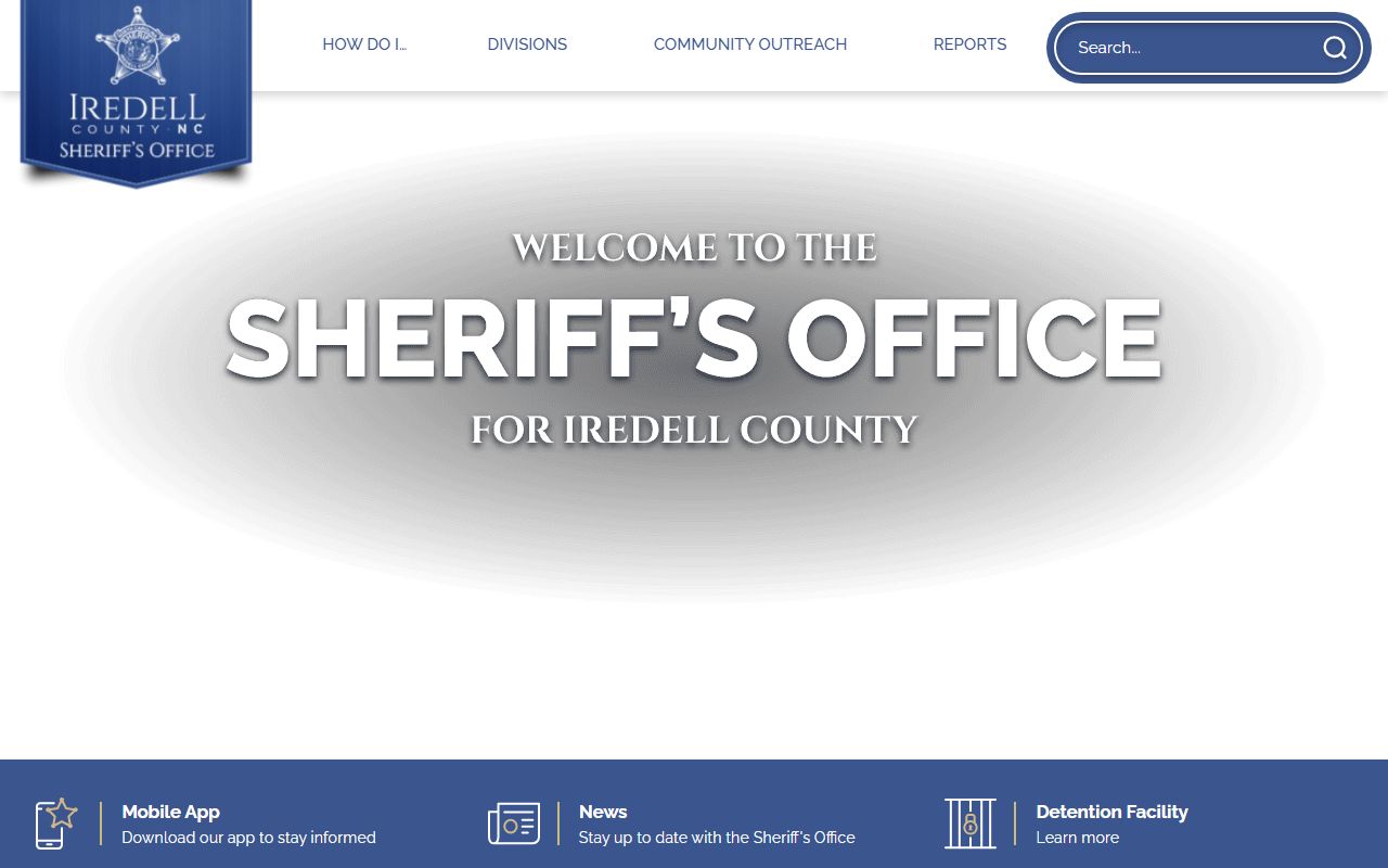 Iredell County police blotter Sheriff's Office website