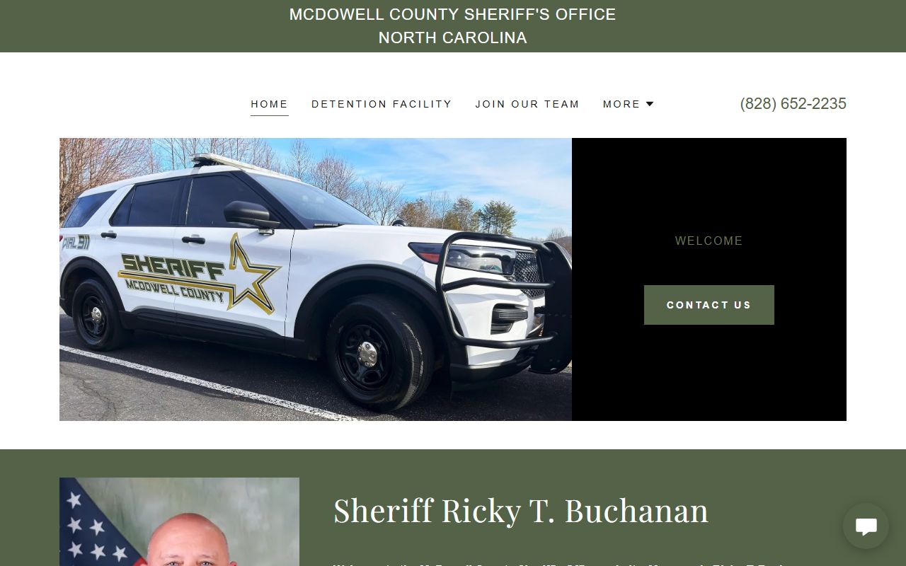 McDowell County police blotter Sheriff's Office website
