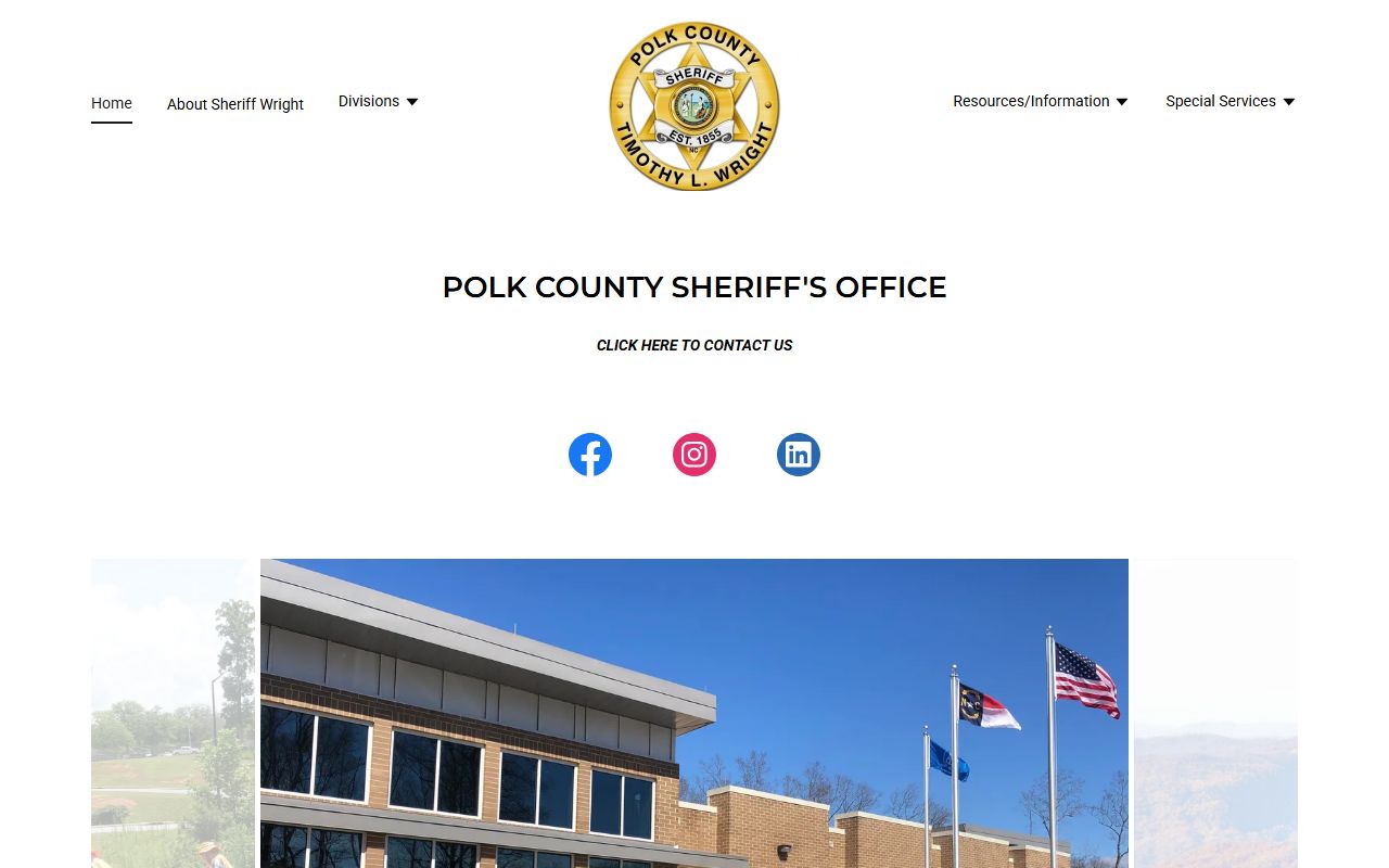 Polk County police blotter Sheriff's Office website