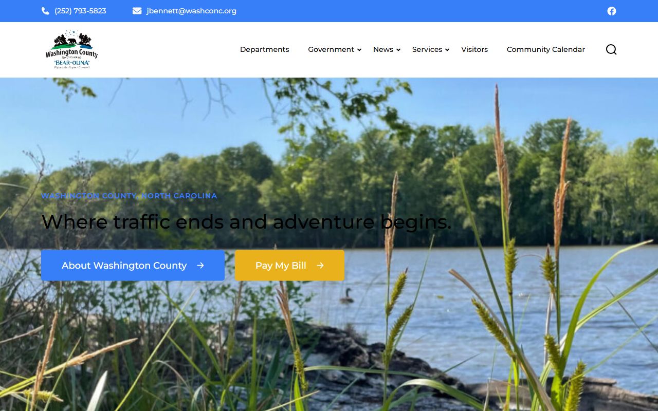 Washington County government police blotter portal